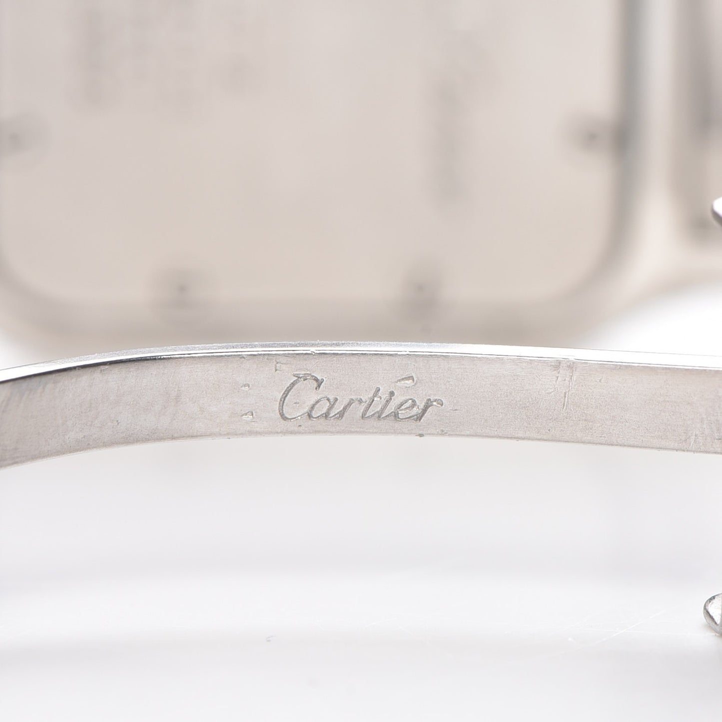 Stainless Steel 29mm Santos De Galbee Quartz Watch