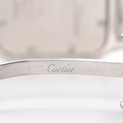 Cartier Stainless Steel 29mm Santos De Galbee Quartz Watch 8 of 8
