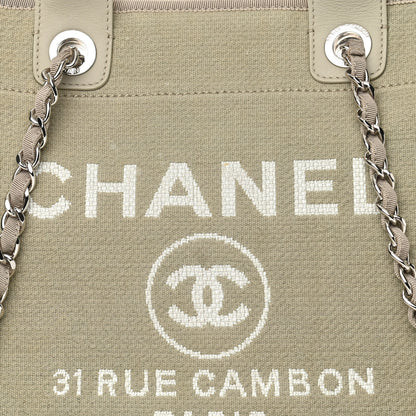 Chanel Mixed Fibers Medium Deauville Tote Grey 9 of 12
