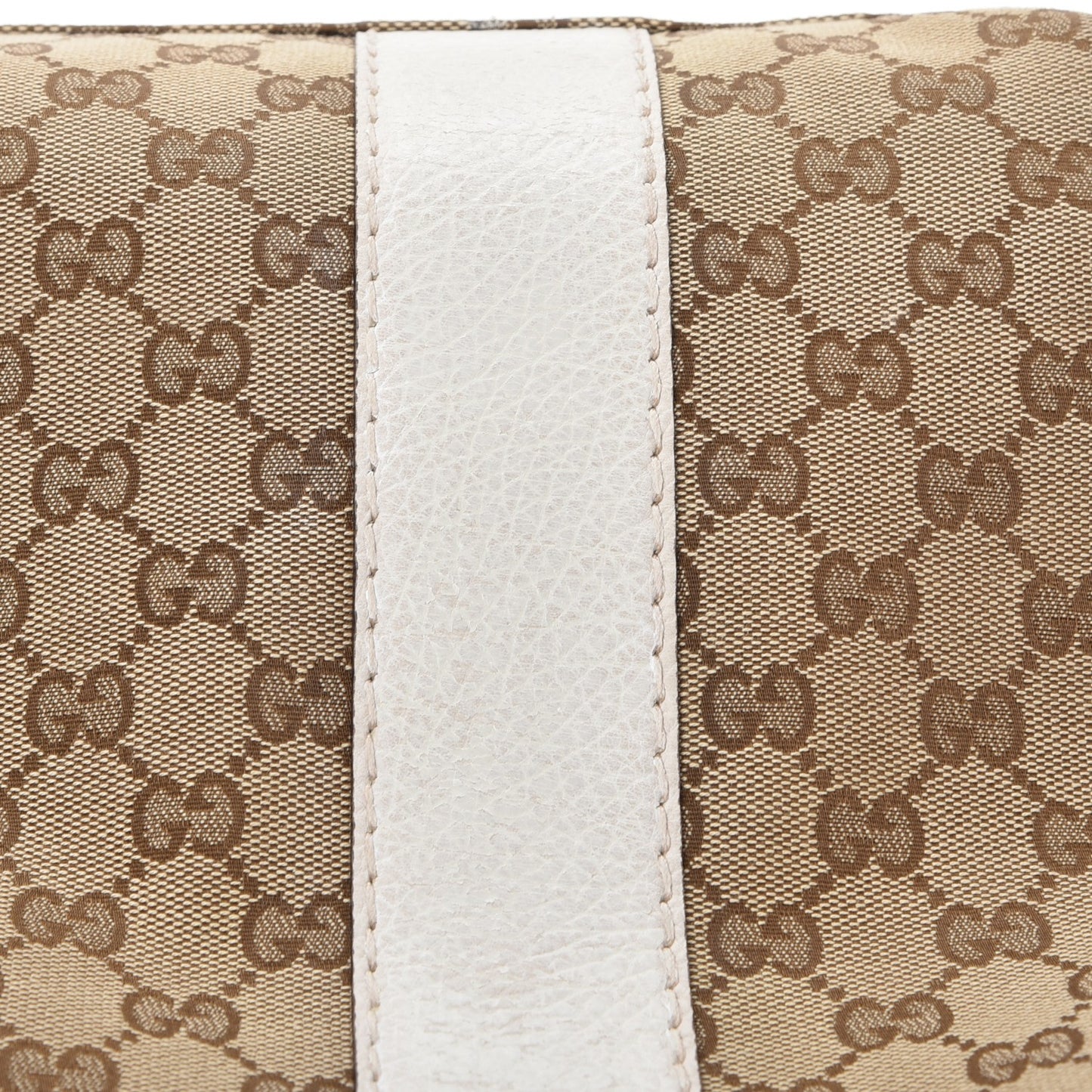Monogram Medium Bamboo Bar Tote Off White
