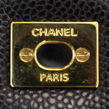 Chanel Caviar Jumbo Single Flap Black 10 of 11