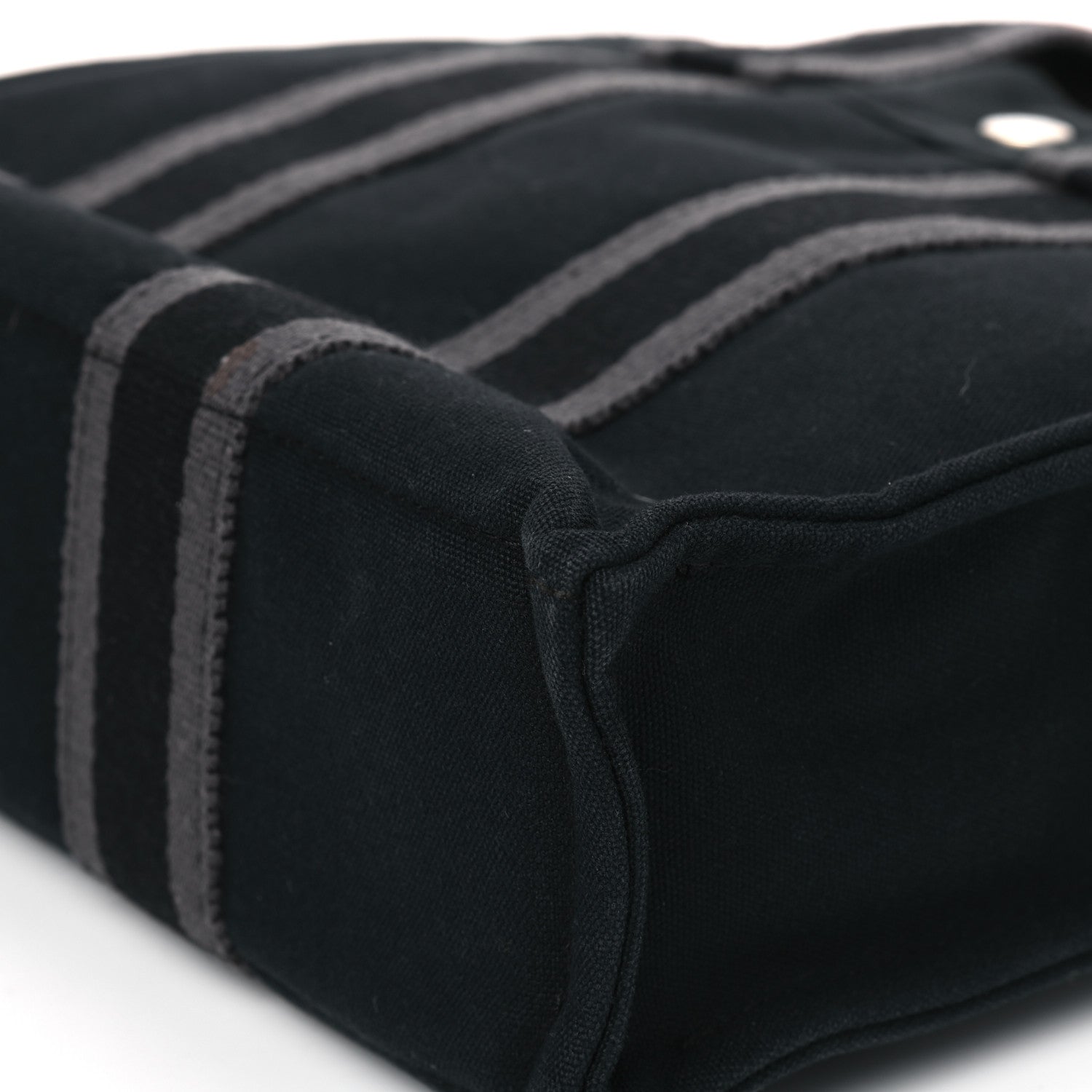 Hermes Canvas Herline PM Tote Black 9 of 9