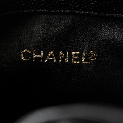 Chanel Caviar CC Drawstring Shoulder Bag Black 7 of 16