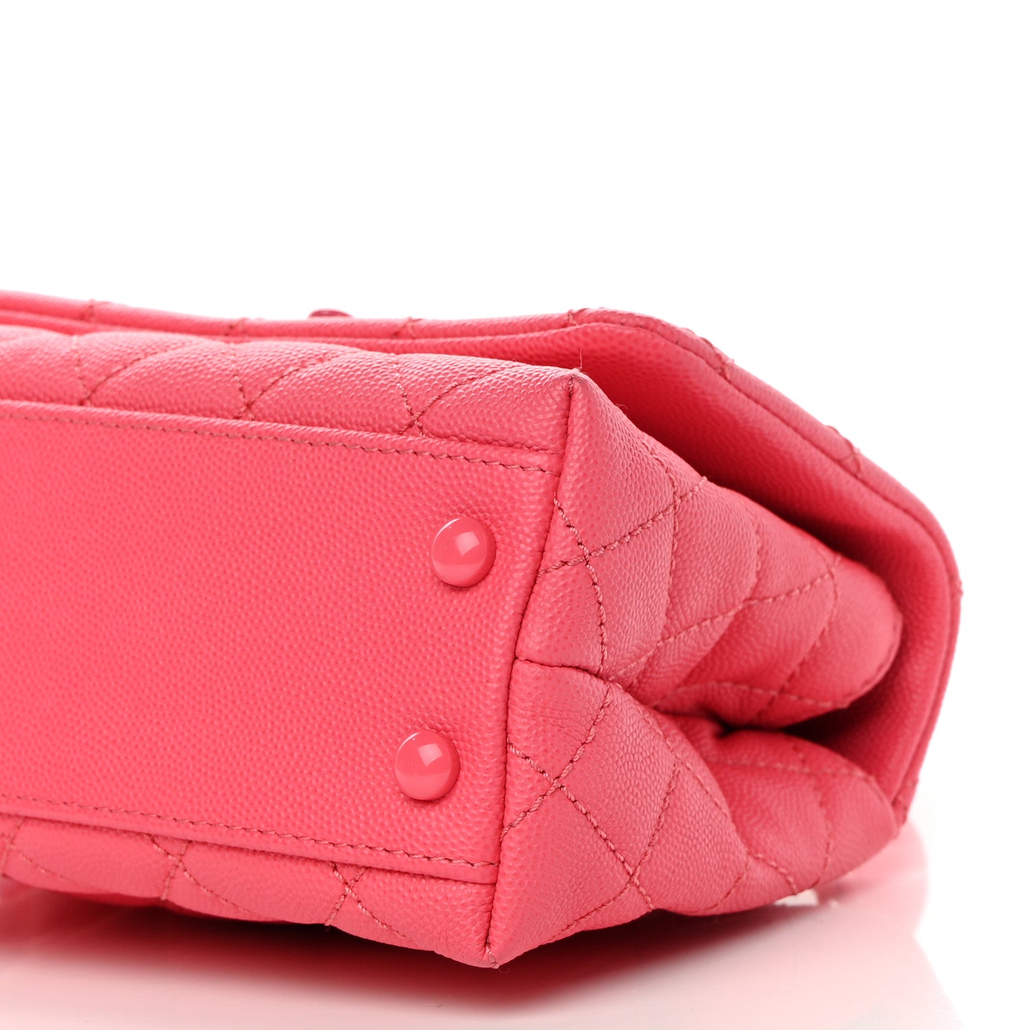 Chanel Caviar Quilted Incognito Extra Mini Coco Handle Flap Pink 10 of 12