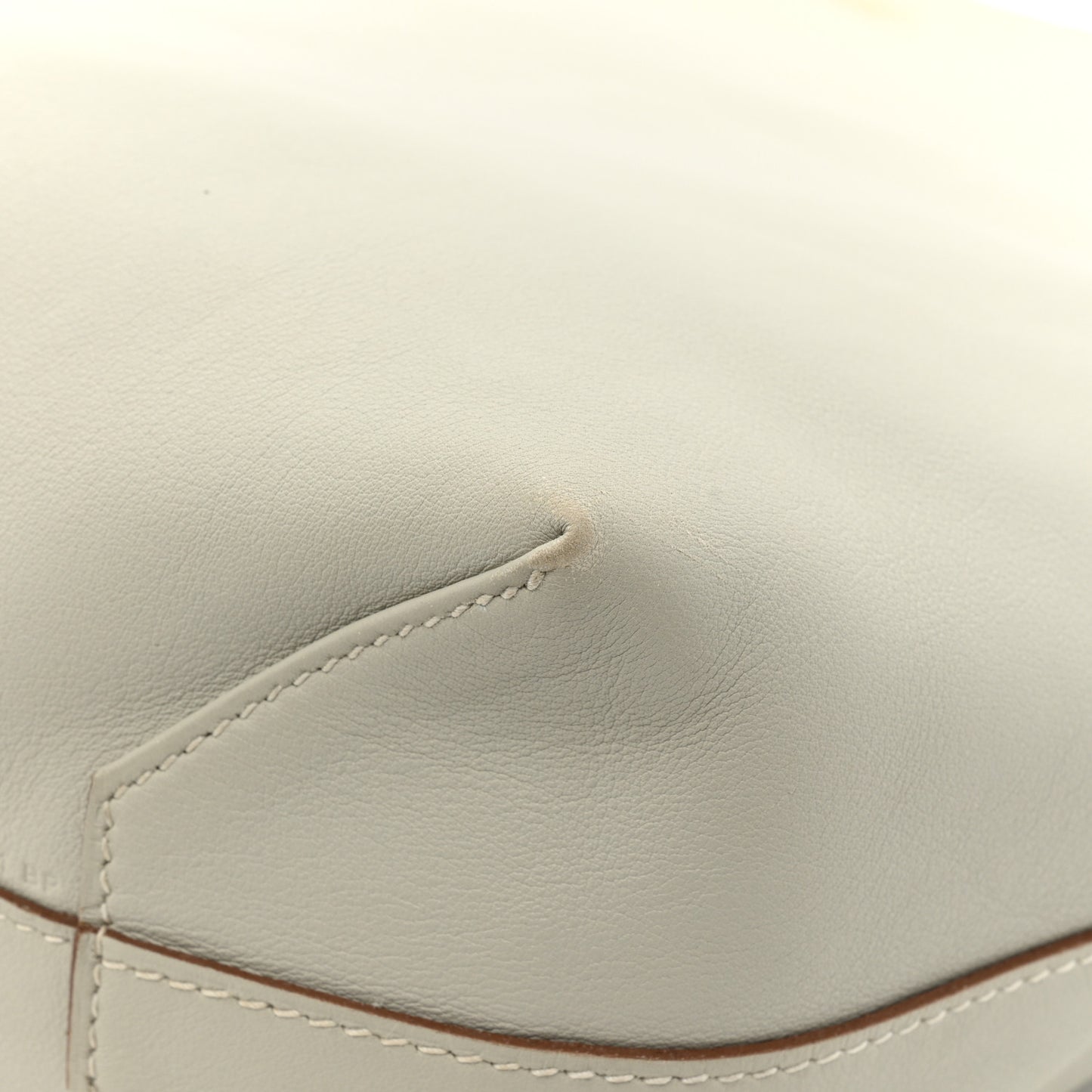 Veau Sikkim Taurillon Clemence Double Sens 36 Reversible Tote Bleu Pale Gris Perle
