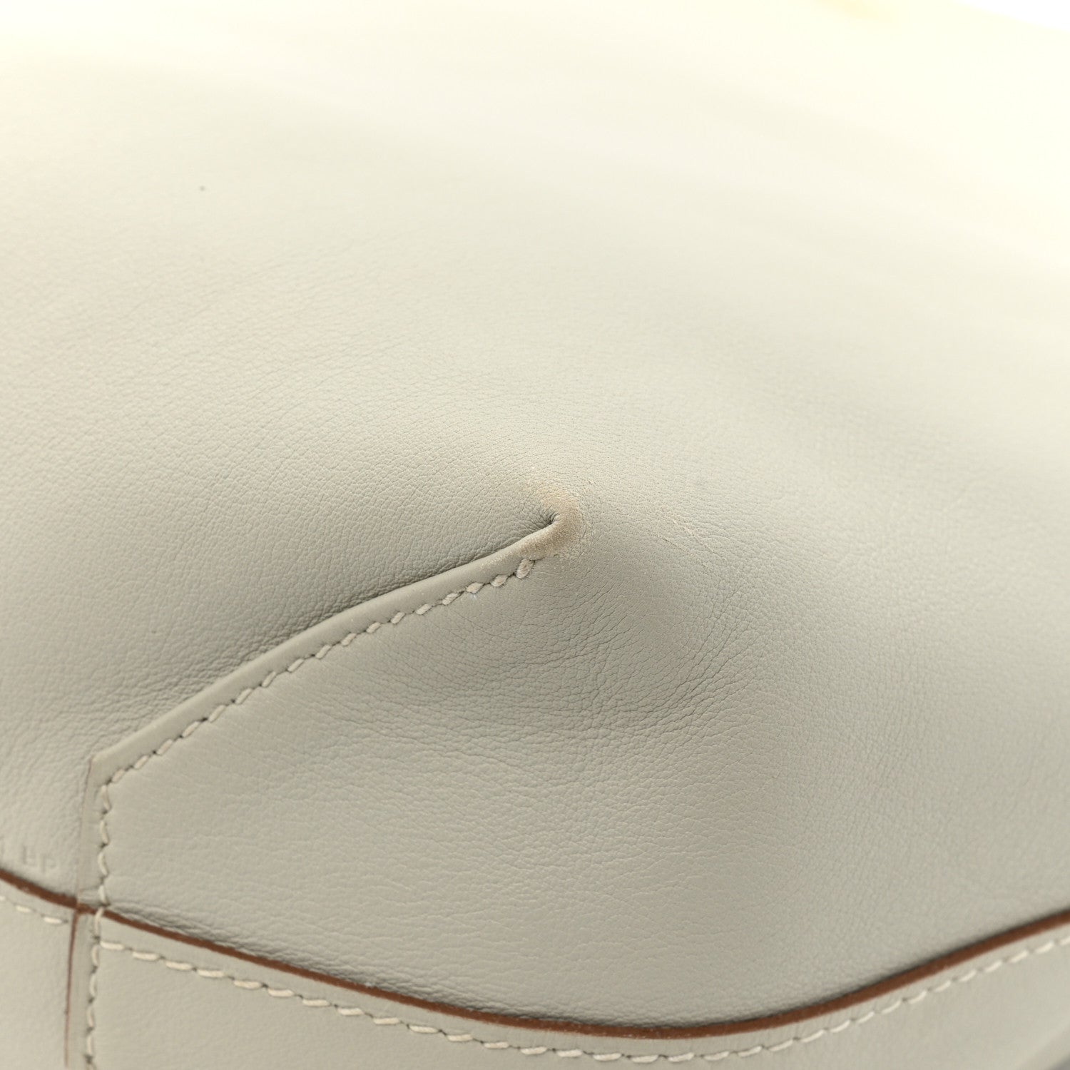 Hermes Veau Sikkim Taurillon Clemence Double Sens 36 Reversible Tote Bleu Pale Gris Perle 18 of 24