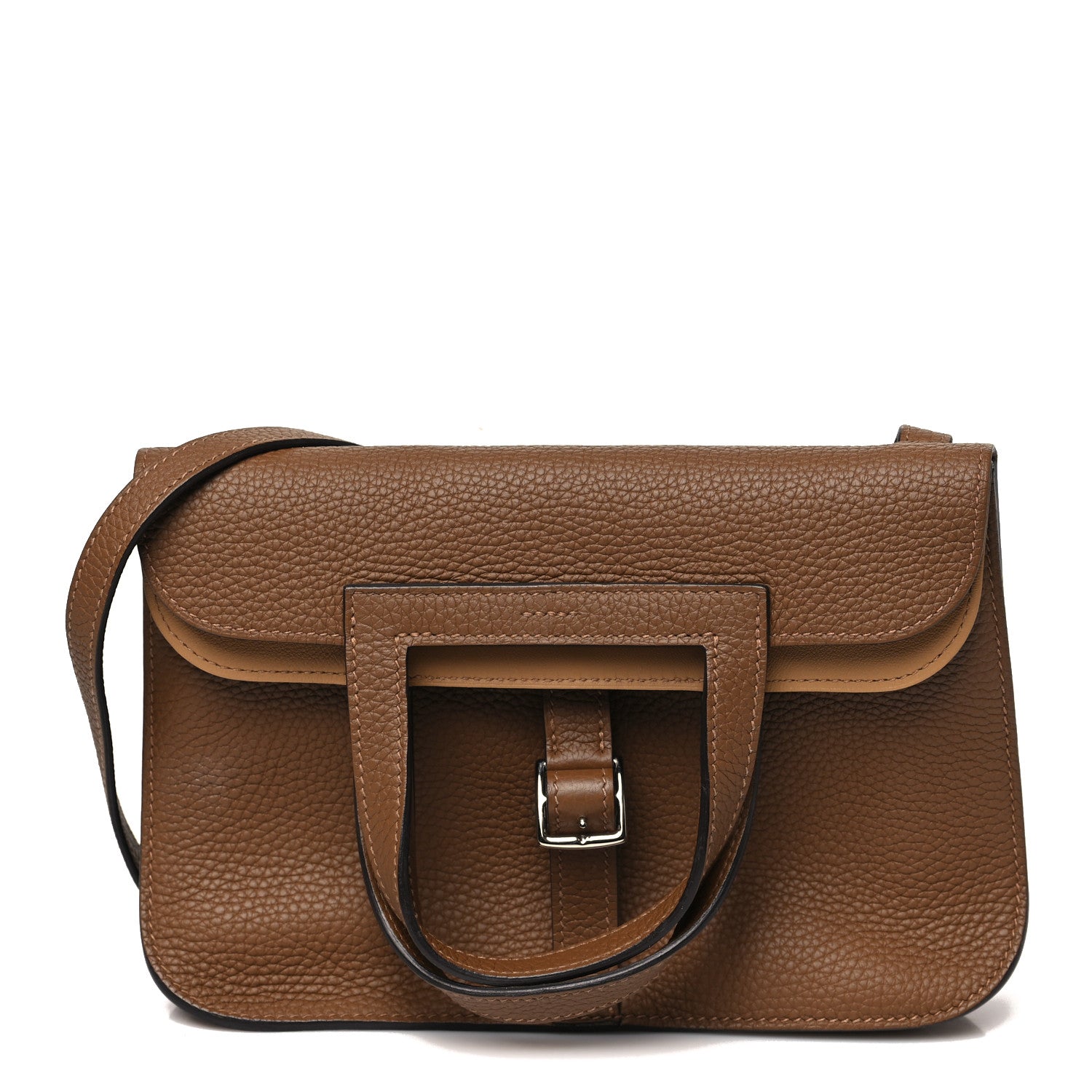 Hermes Taurillon Clemence Verso Halzan 25 Alezan Sesame 1 of 10