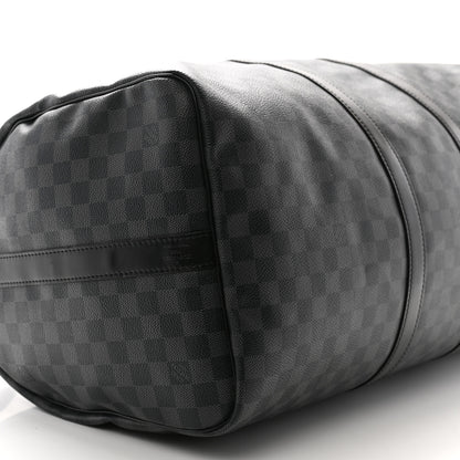 Louis Vuitton Damier Graphite Keepall Bandouliere 55 8 of 11