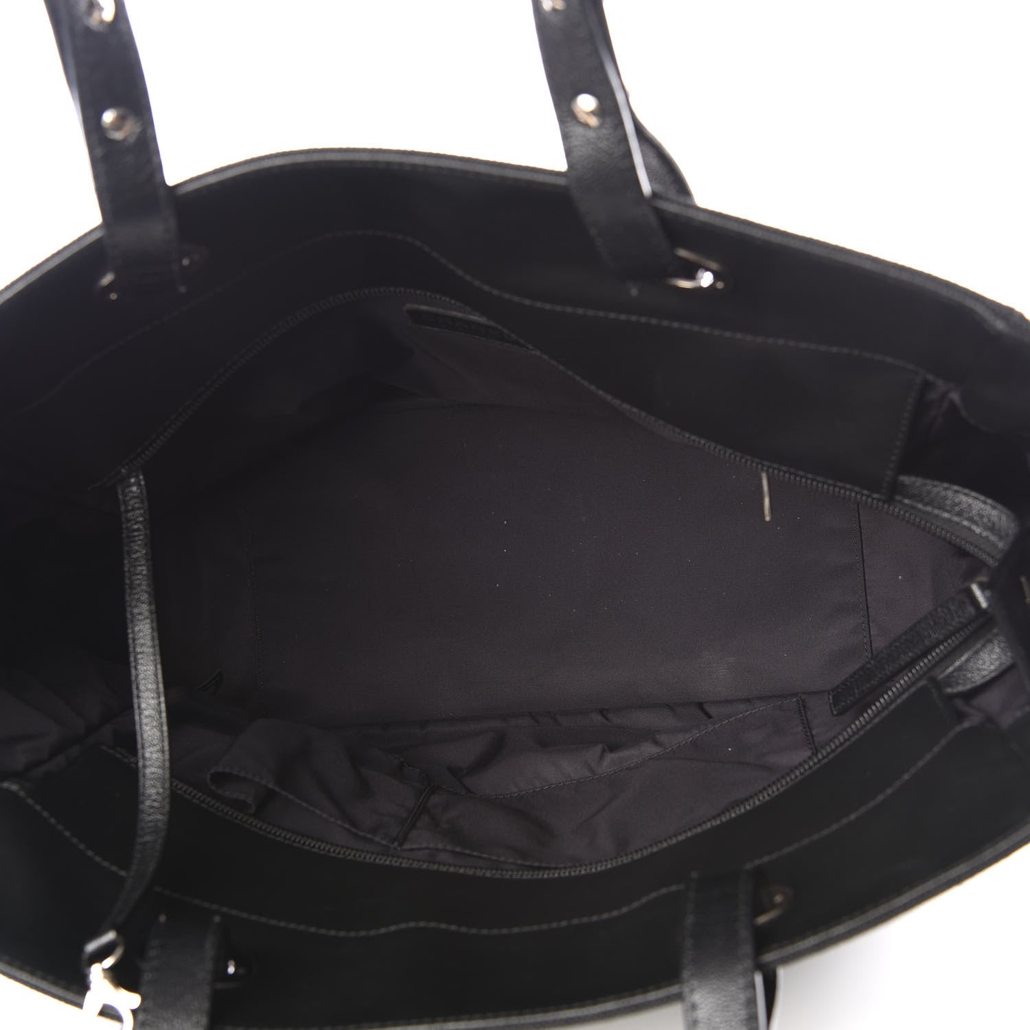 Chanel Coated Canvas Quilted Large Paris Biarritz Tote Black 4 of 10