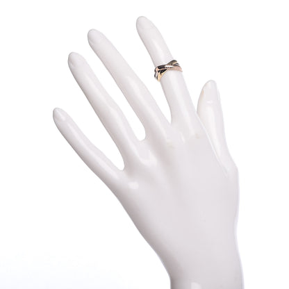 Cartier 18K Pink Yellow White Gold Small Trinity Ring 47 4.25 2 of 5