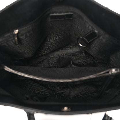 Chanel Caviar Square Stitched Large Tote Black 5 of 13