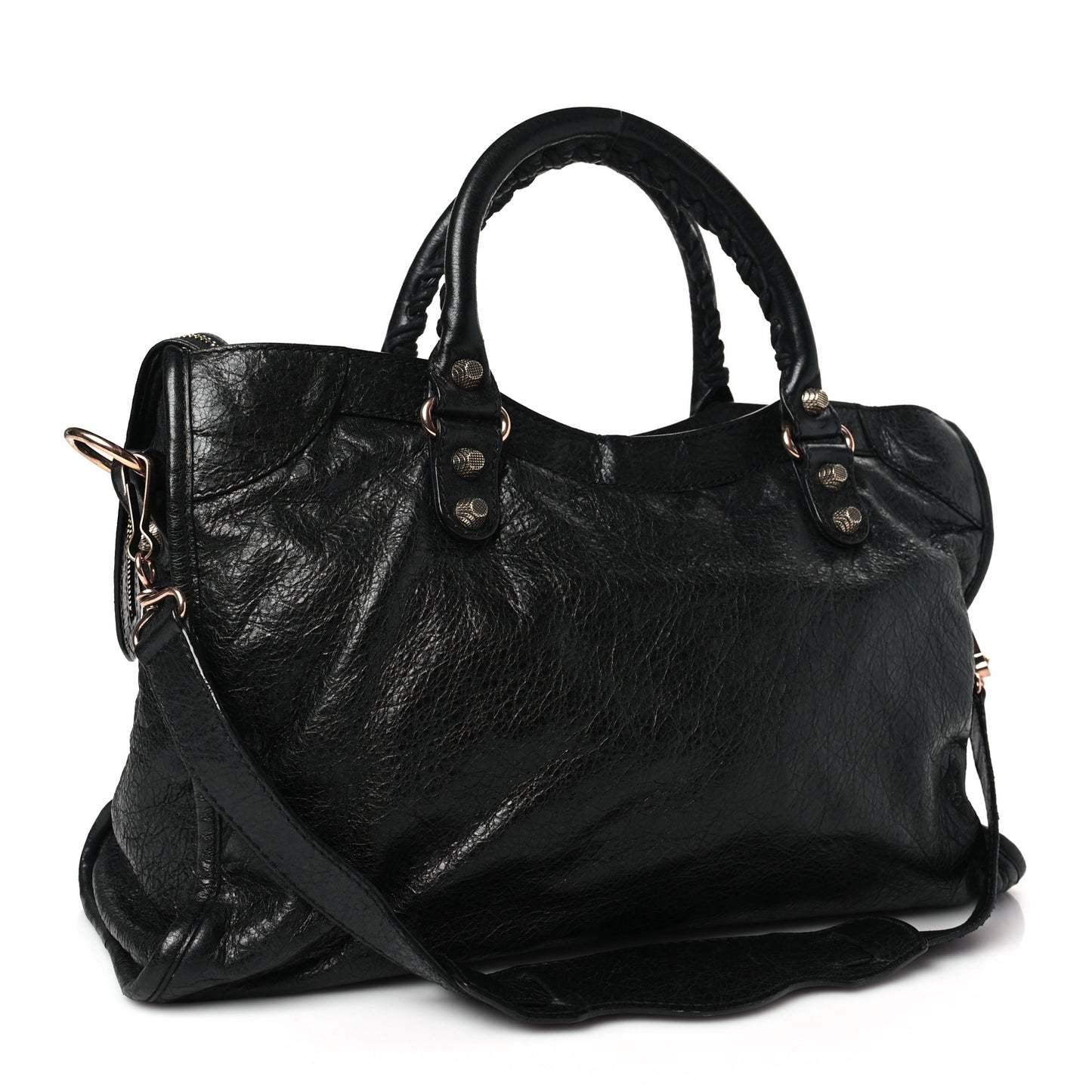 Agneau Giant 12 Gold Hardware City Black