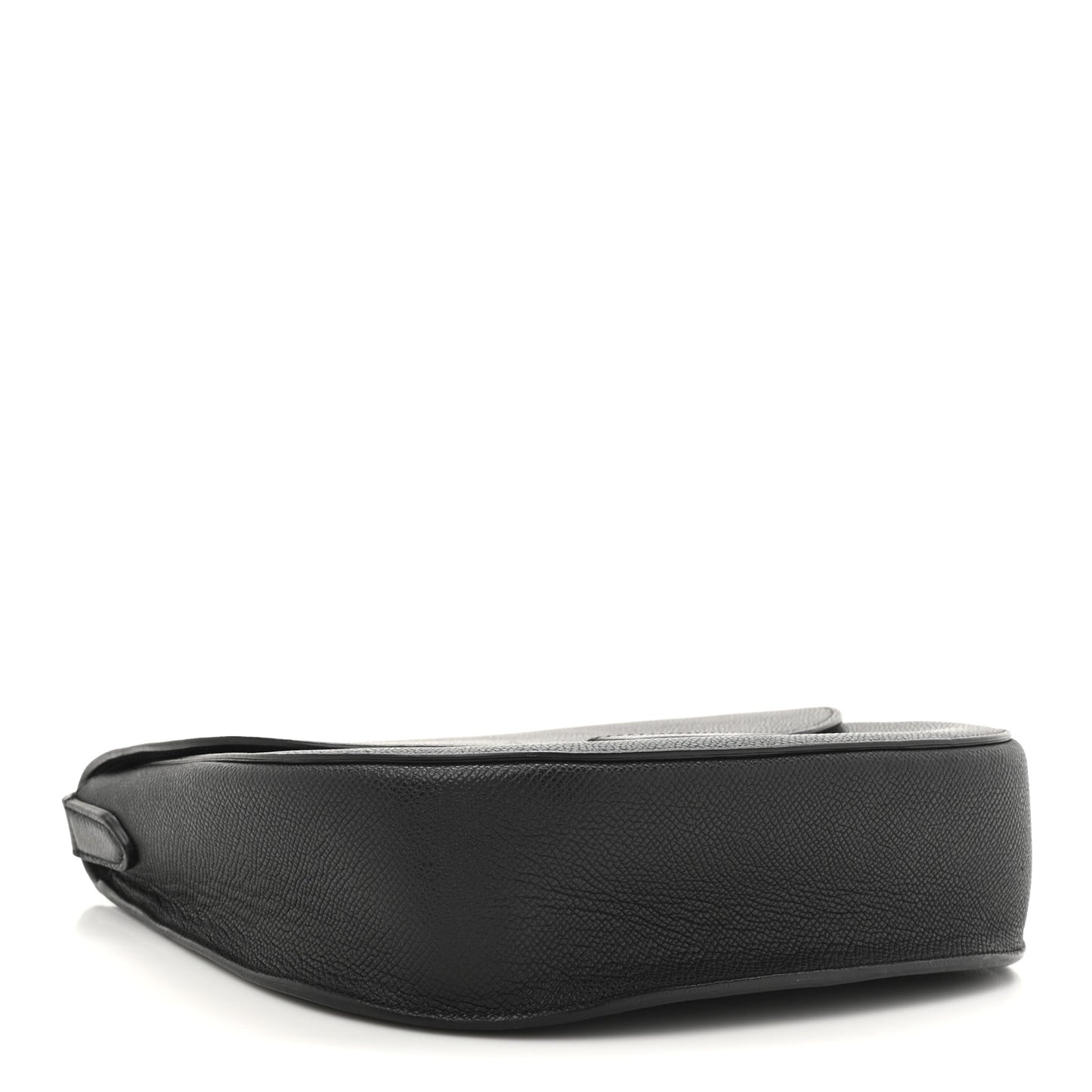 Grained Calfskin Small Trotteur Black