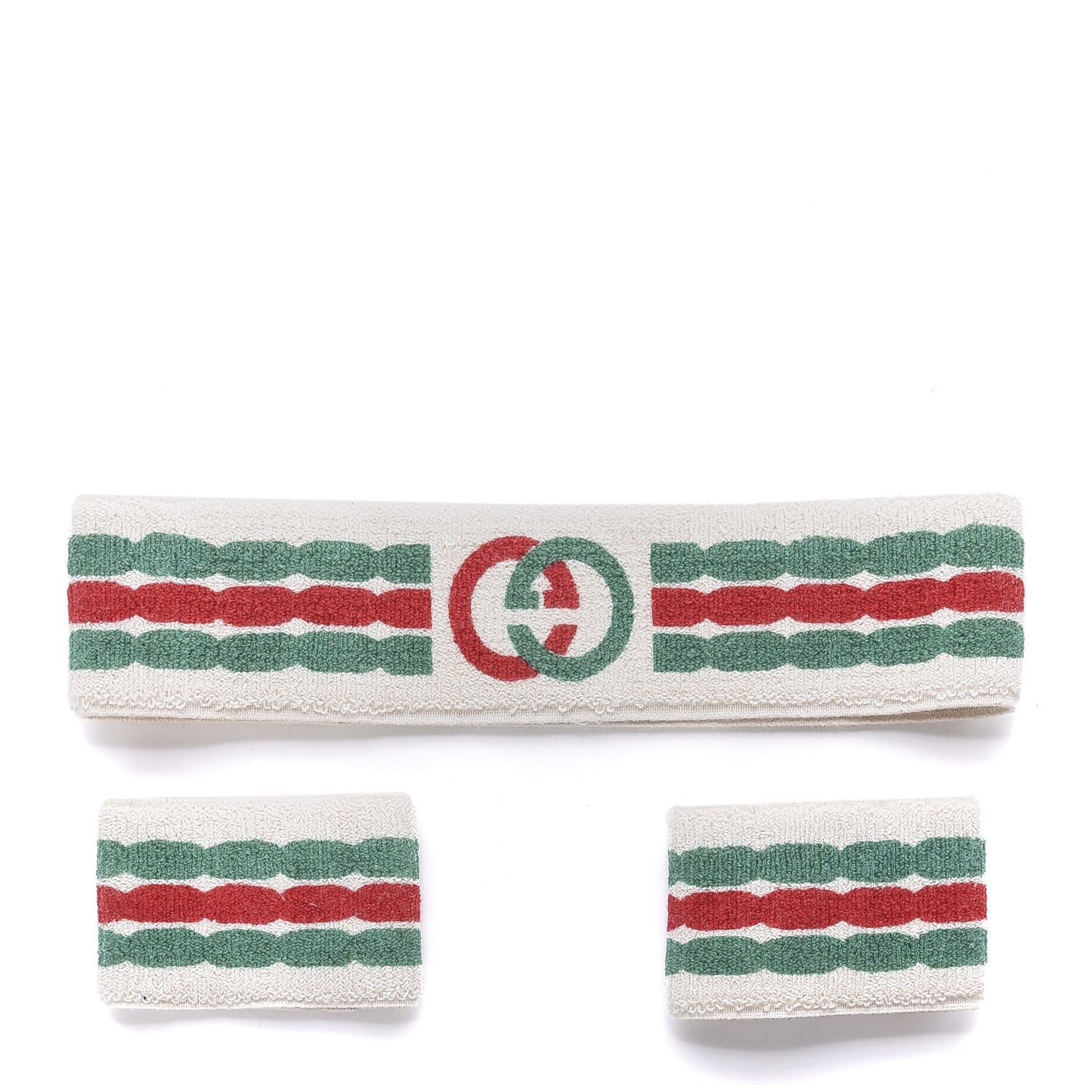 Cotton Headband and Wrist Set M Multicolor