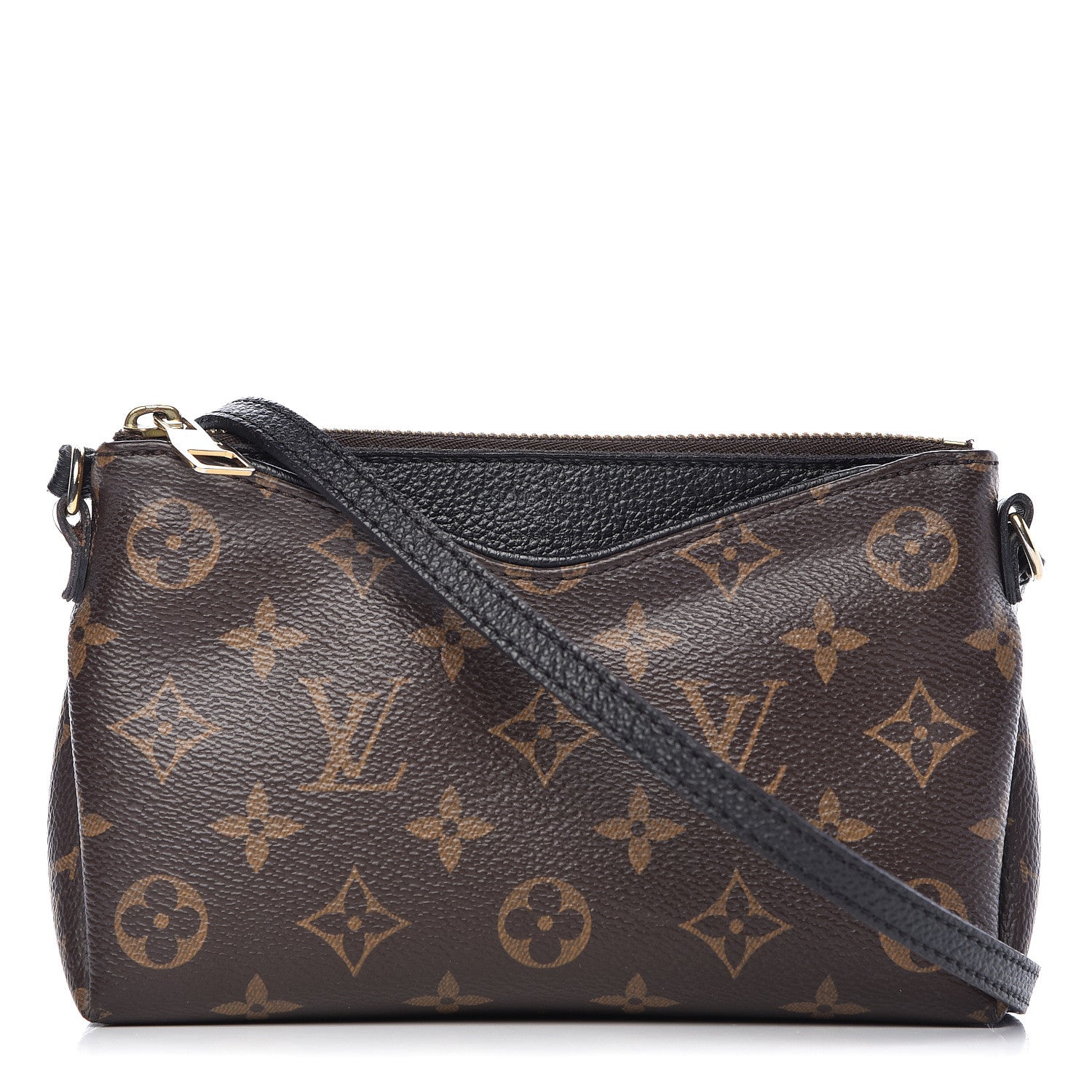 Louis Vuitton Monogram Pallas Clutch Black 1 of 13