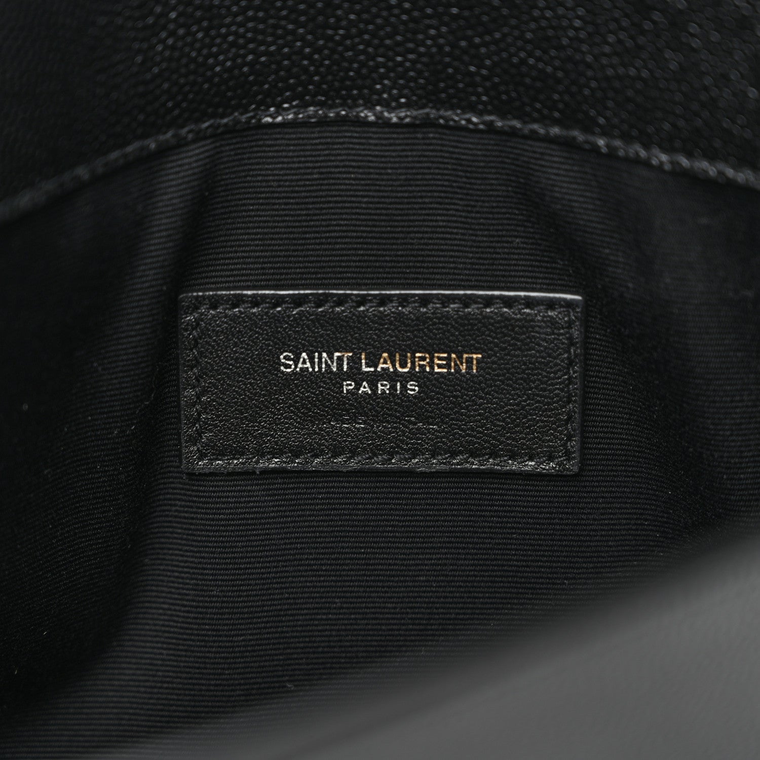 Saint Laurent Grain De Poudre Uptown Pouch Black 6 of 7