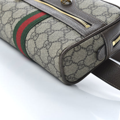 Gucci GG Supreme Monogram Web Small Ophidia Belt Bag 75 30 Dark Brown 7 of 10