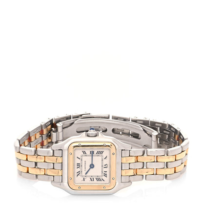 Cartier Stainless Steel 18K Yellow Gold 22mm Panthere Quartz Watch 2 of 4