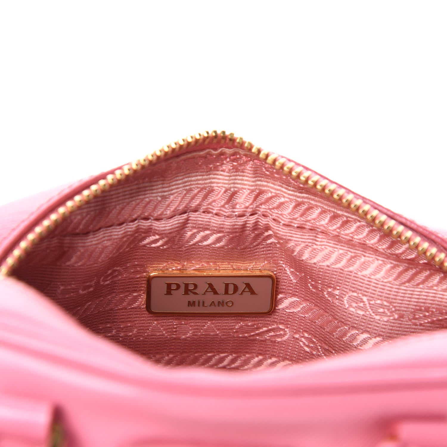 Prada Saffiano Lux Mini Top Handle Crossbody Geranio 9 of 12
