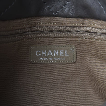 Chanel Calfskin Country Chic Stitched Hobo Grey 8 of 11