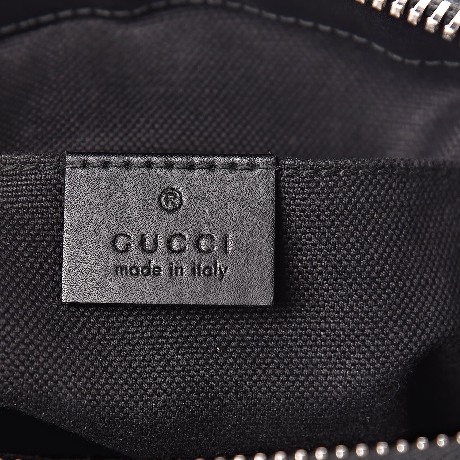 Gucci GG Supreme Monogram Web Small Flat Messenger Bag Black Grey 7 of 19
