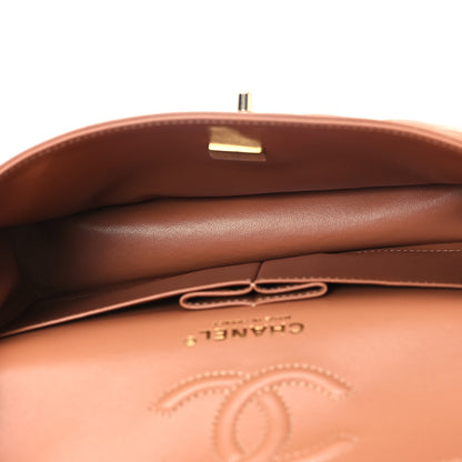 Chanel Lambskin Quilted Small Double Flap Brown 5 of 11