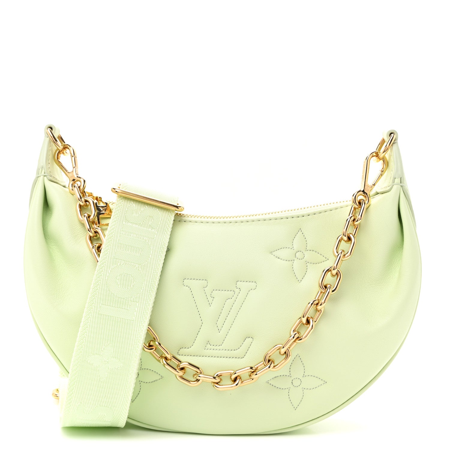 Louis Vuitton Calfskin Bubblegram Over The Moon Light Green 1 of 9