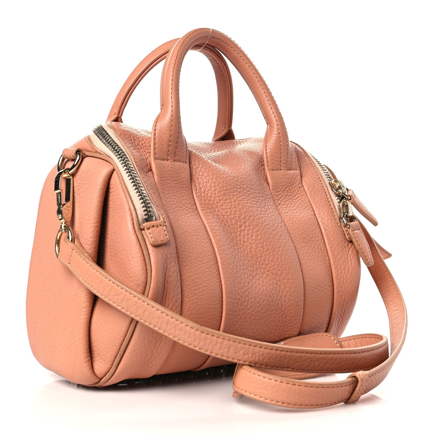 Alexander Wang Pebbled Lambskin Mini Rockie Blush Gold Hardware 3 of 9