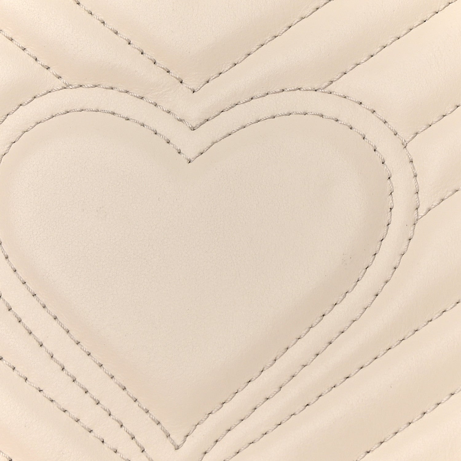 Gucci Calfskin Matelasse Small GG Marmont Shoulder Bag White 13 of 13