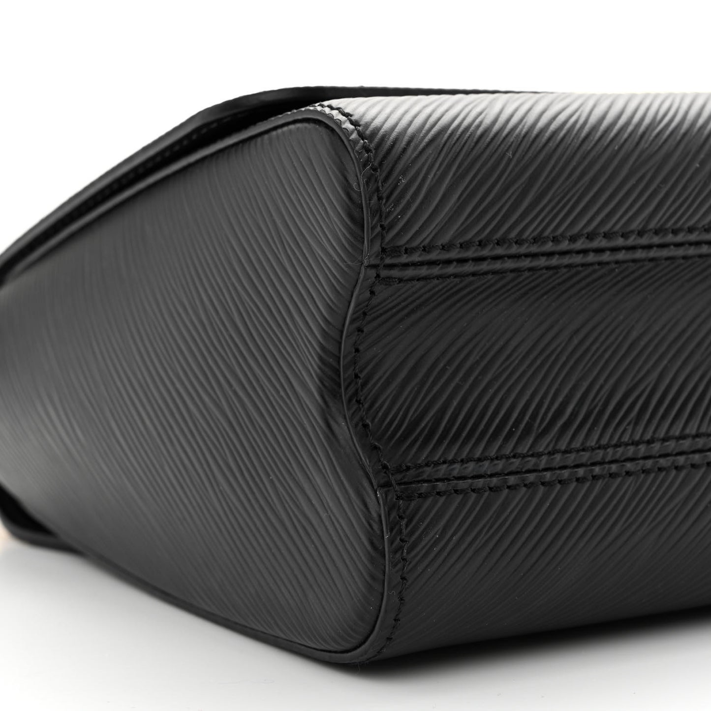 Epi Twist Braided Strap Shoulder Bag MM Black