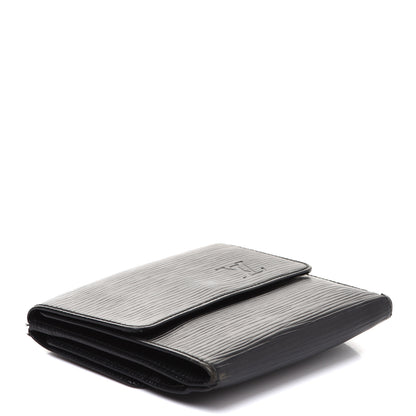 Louis Vuitton Epi Elise Wallet Black 4 of 12