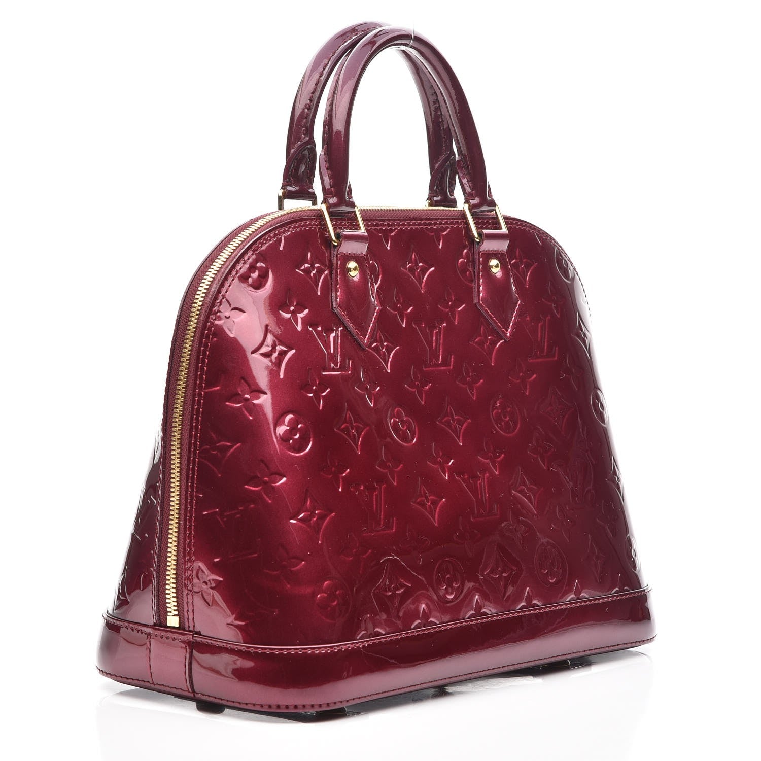 Louis Vuitton Vernis Alma PM Rouge Fauviste 3 of 7