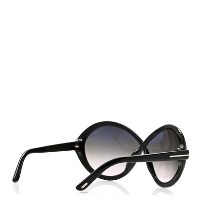 Tom Ford Acetate Jada Sunglasses TF1070 Black 4 of 6