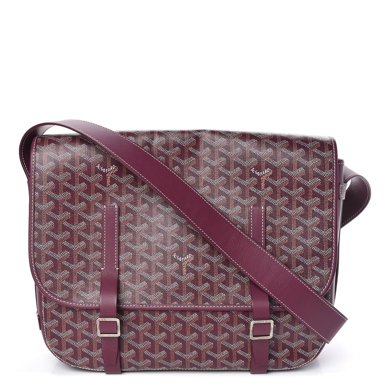 Goyard Goyardine Belvedere GM Messenger Bag Bordeaux 1 of 9