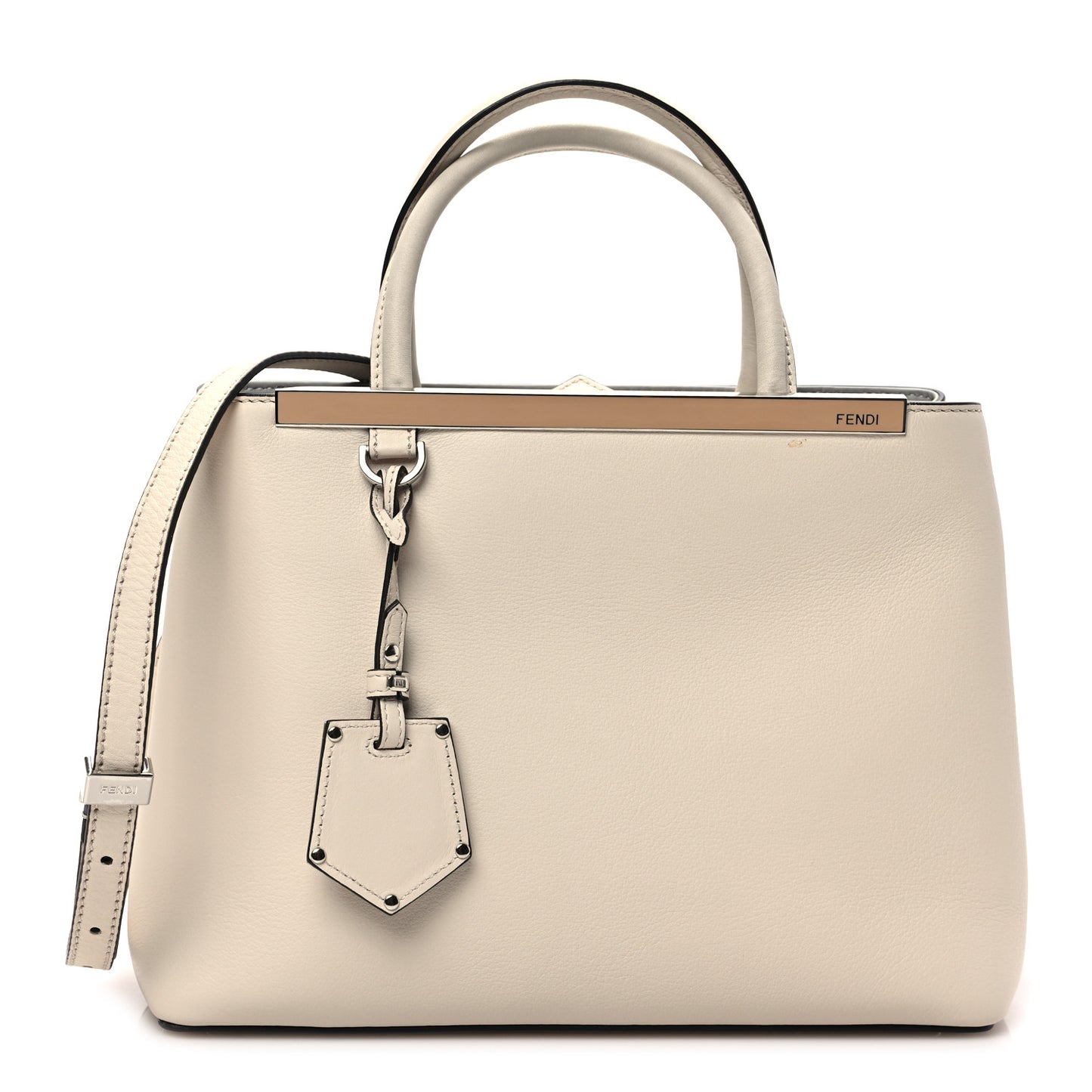 Vitello Dolce Century Petite 2Jours Tote Camelia Ghiaccio