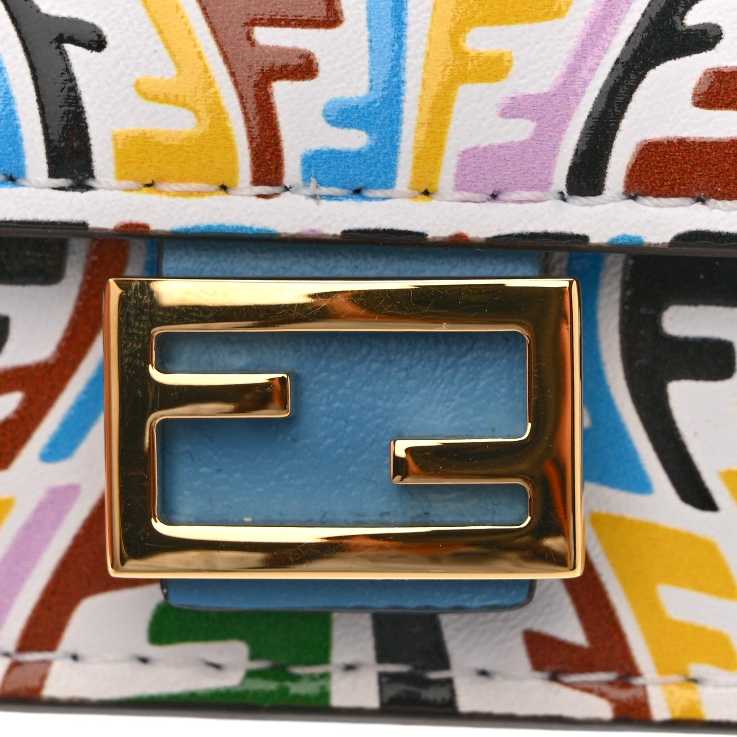 Fendi X SARAH COLEMAN Vitello Liberty Ceylon Micro FF Fish Eye