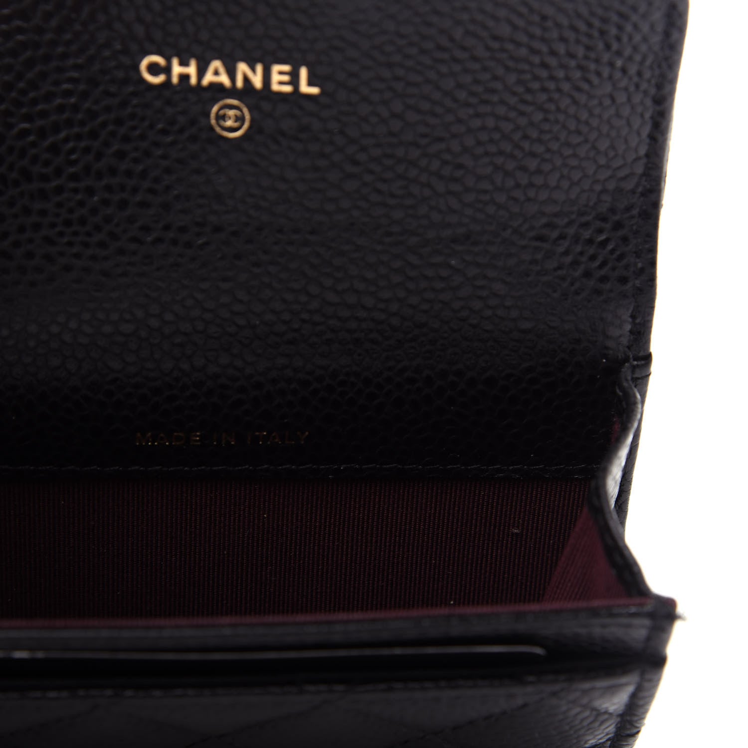 Chanel Caviar Quilted Flap Card Holder Black 7 of 9