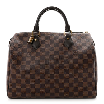 Louis Vuitton Damier Ebene Speedy 30 1 of 10