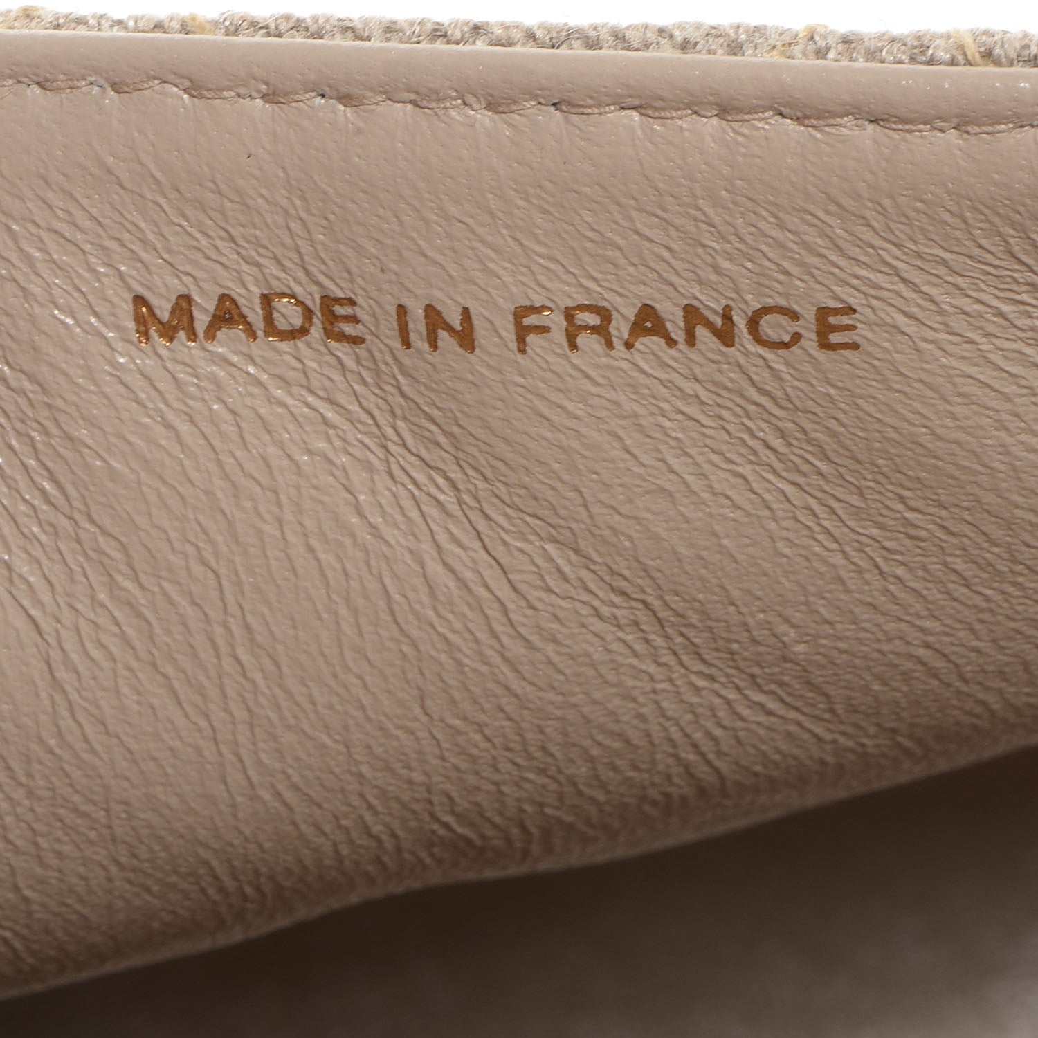 Chanel Canvas Bekko Resin Small Single Flap Beige 9 of 9