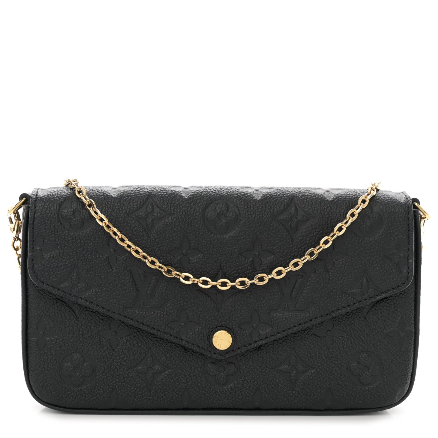 Empreinte Pochette Felicie Chain Wallet Black