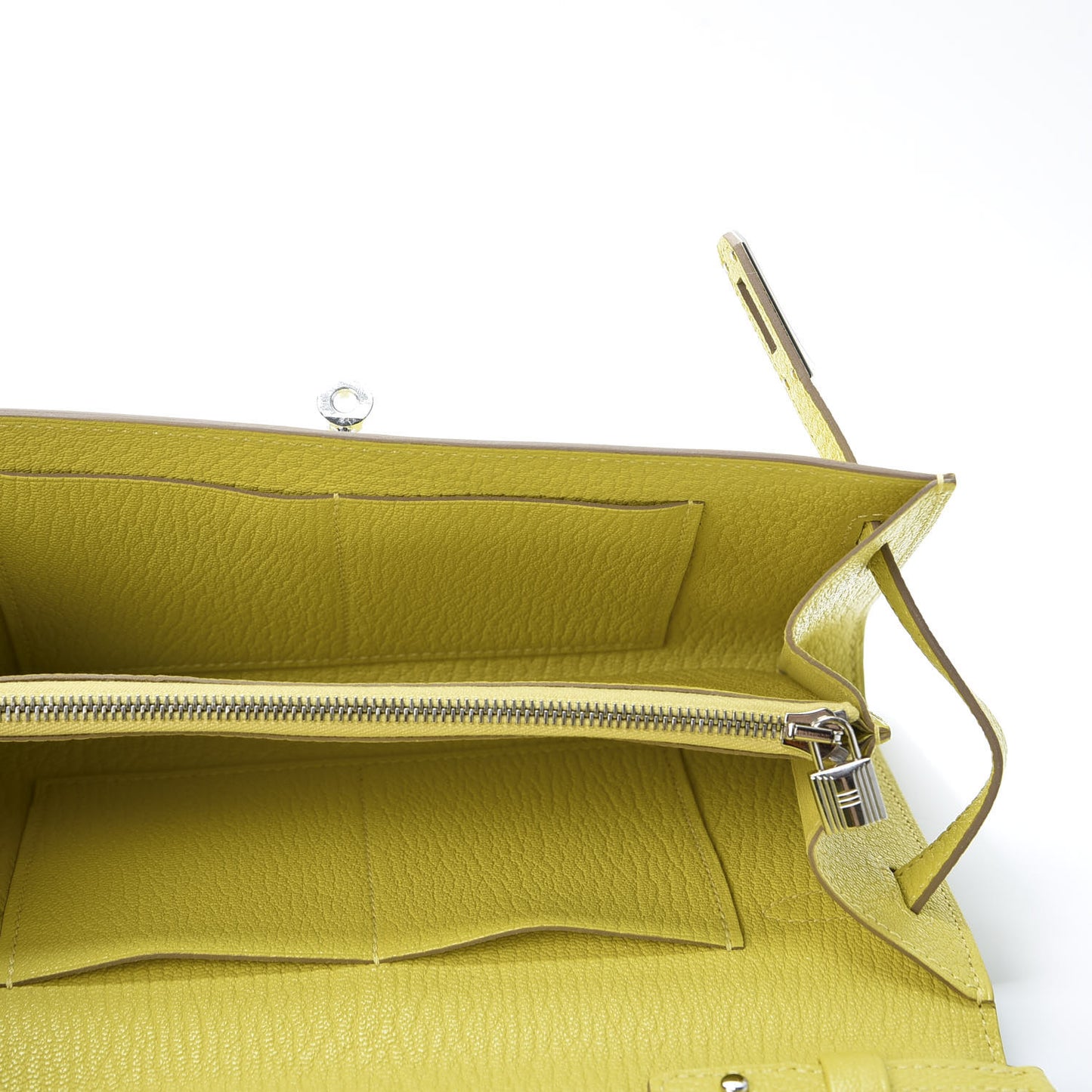 Chevre Mysore Kelly Wallet To Go Lime