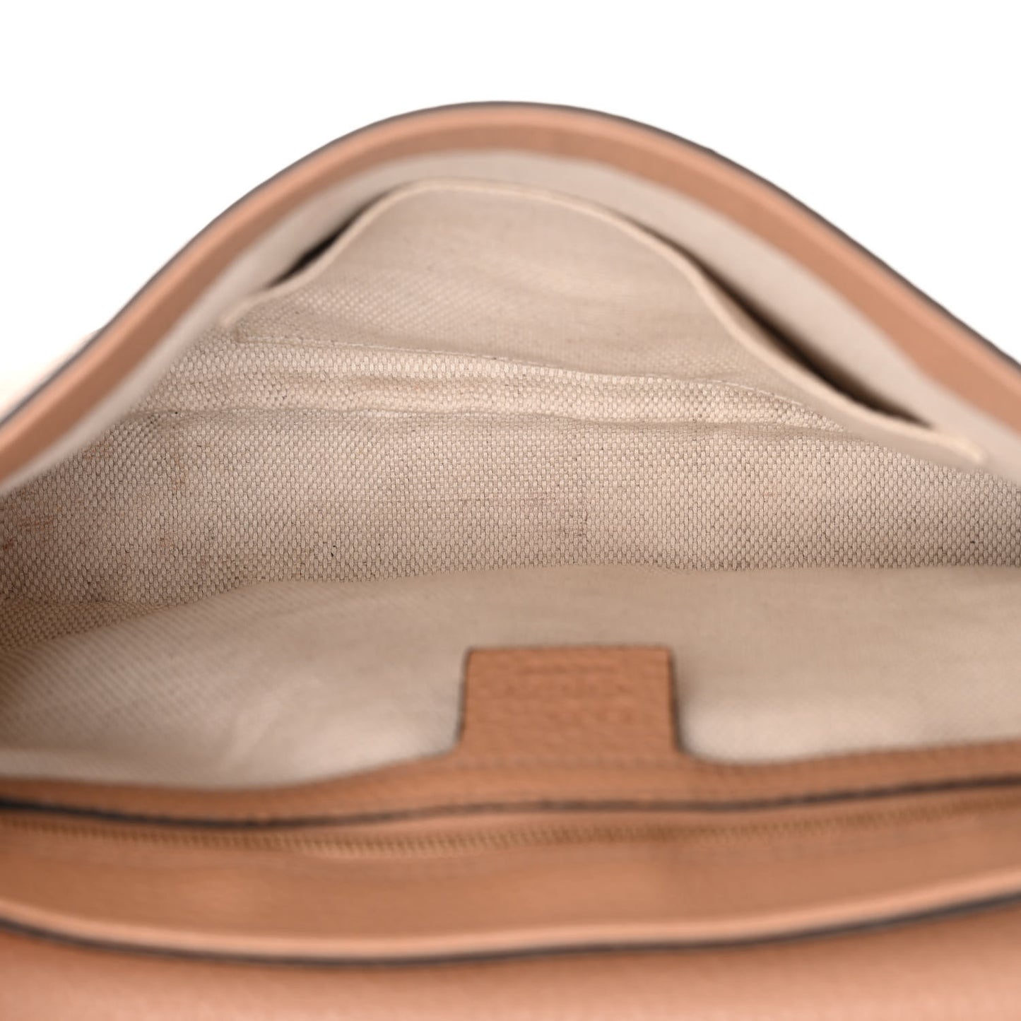 Pebbled Calfskin Medium Soho Flap Crossbody Camelia