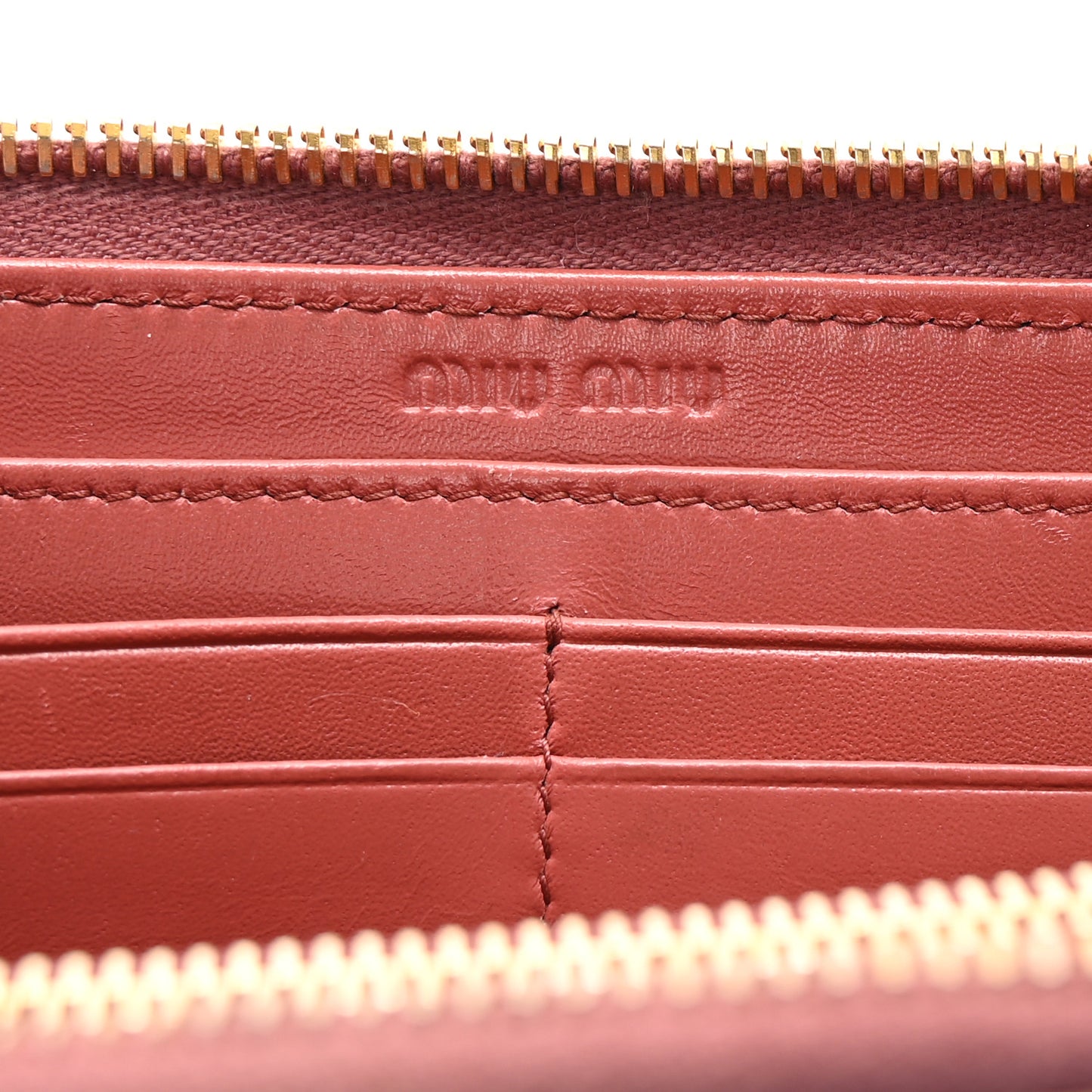 Vernice Crocodile Embossed Calfskin Zip Around Wallet Antico