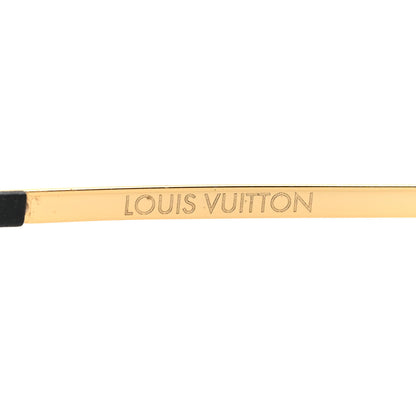 Louis Vuitton Metal The Party Aviator Anti Blue Light Sunglasses Z0997W Gold 5 of 9