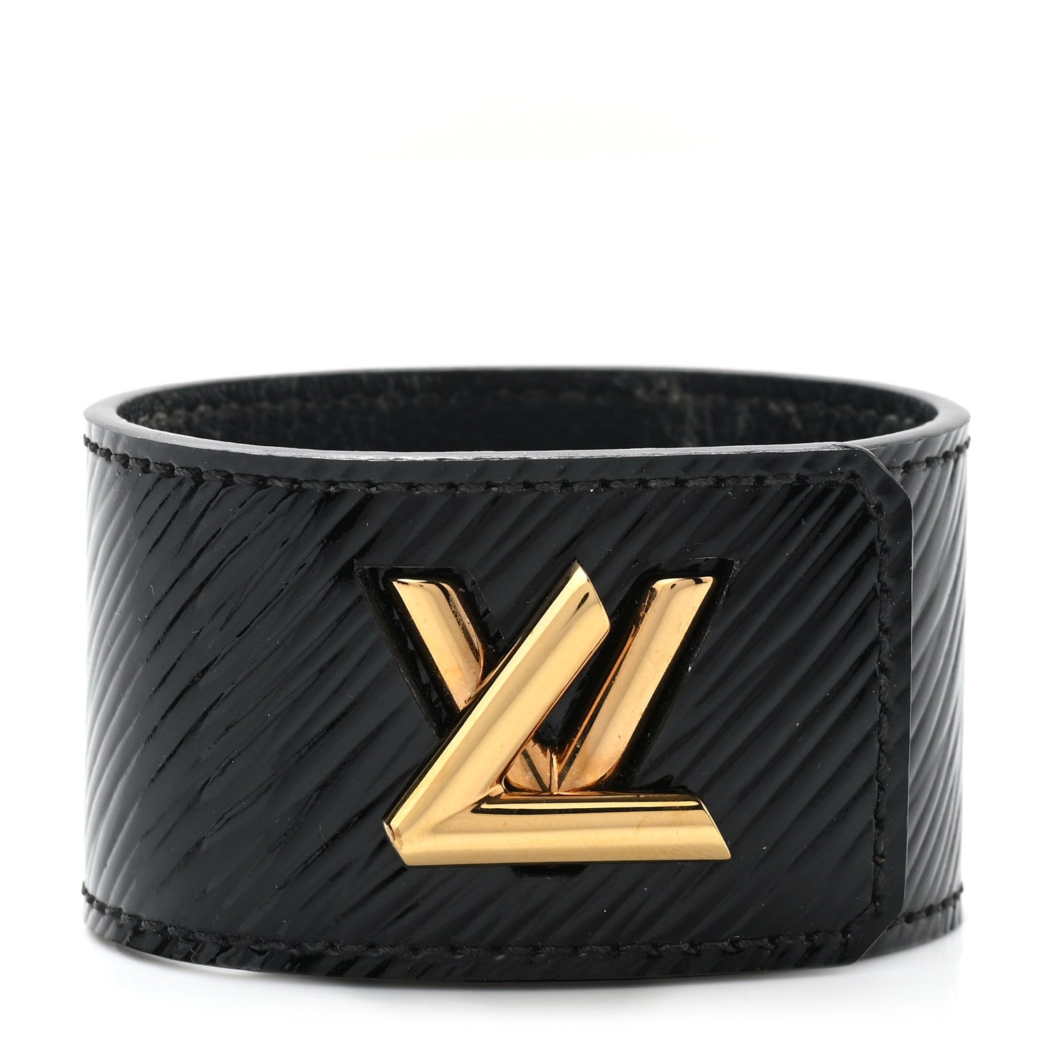 Louis Vuitton Epi Electric Twist It Cuff 17 Black 1 of 7