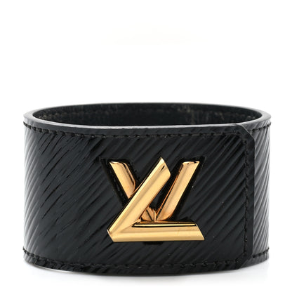 Louis Vuitton Epi Electric Twist It Cuff 17 Black 1 of 7