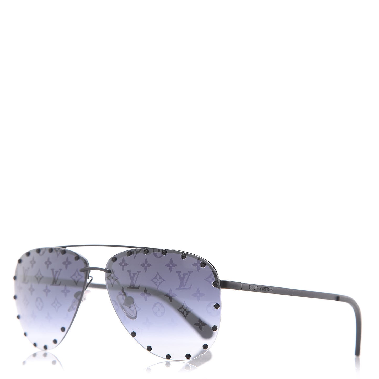 Monogram The Party Aviator Sunglasses Z0971U Black
