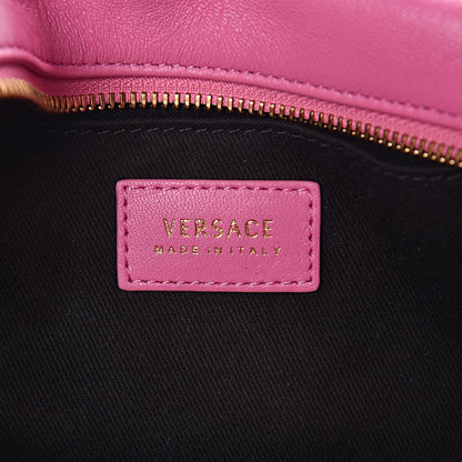 Versace Nappa Quilted Icon Bowler Pink 6 of 13