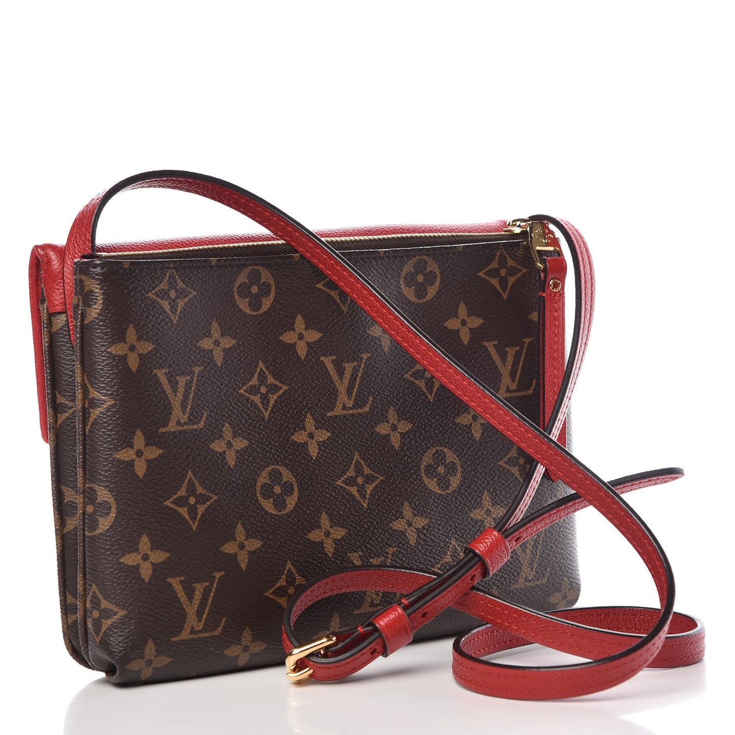 Monogram Twice Pochette Cherry