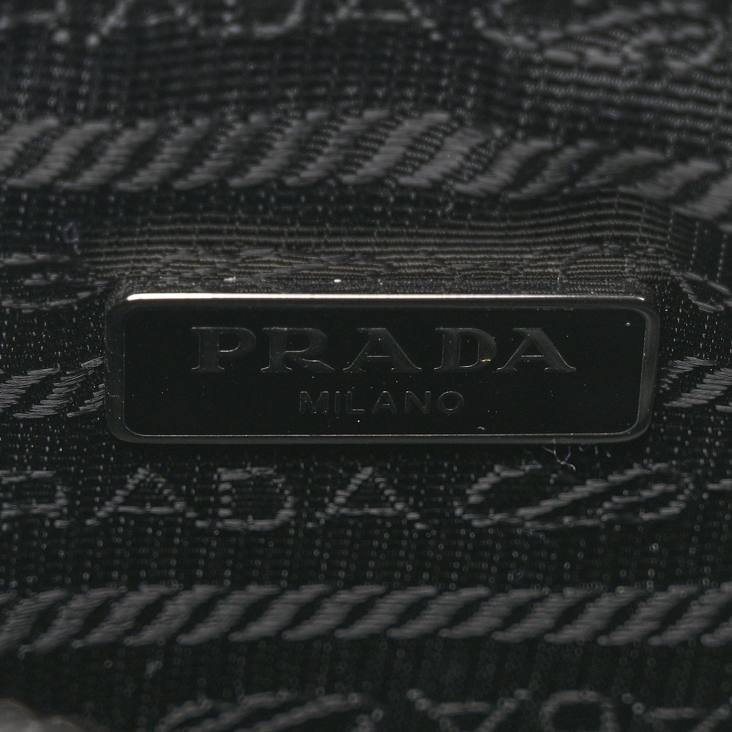 Prada Tessuto Nylon Saffiano Mini Re-Edition 2005 Bag Black 6 of 10